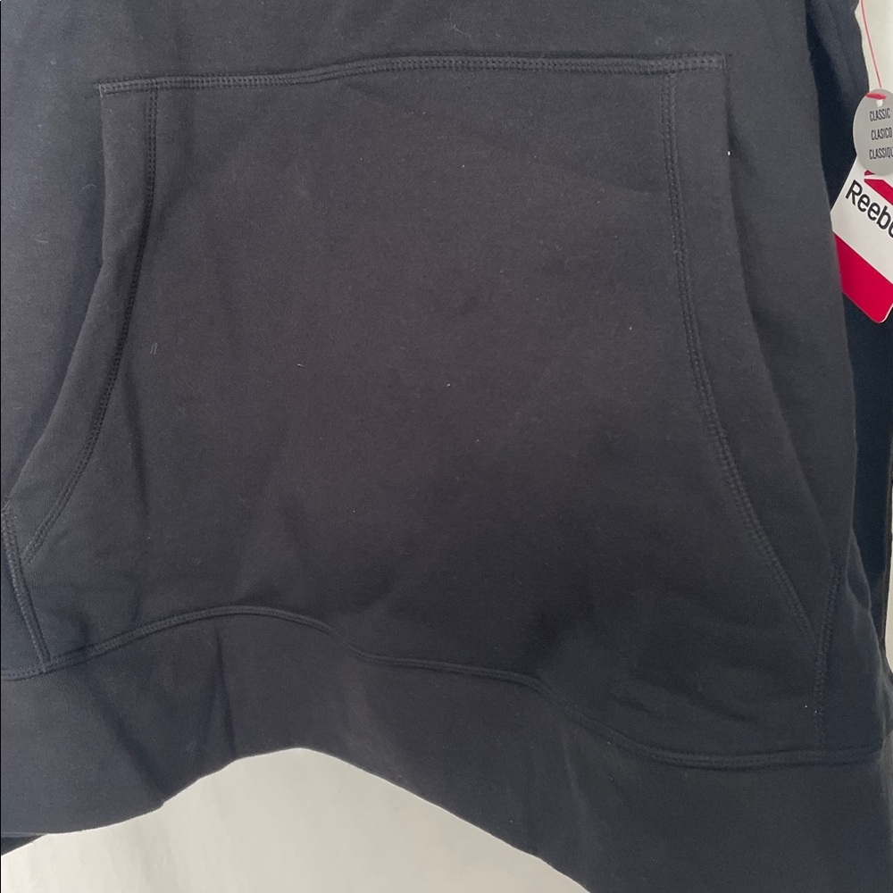 Men's new with tags 3x Reebok black delta fleece hoodie - Picture 3 of 9